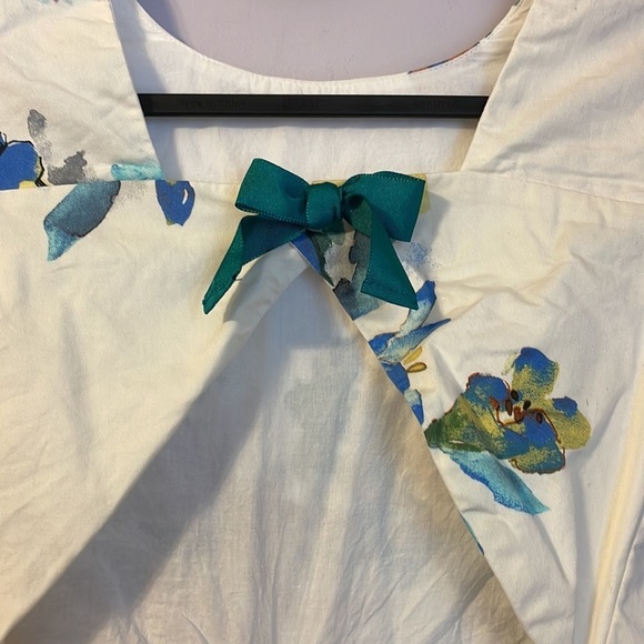 Zara Girls Soft Collection Floral Cut Out Back Fit and Flare Dress size 10 - Picture 11 of 16